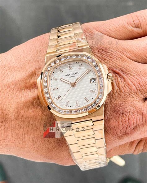 patek philippe diamond rose gold